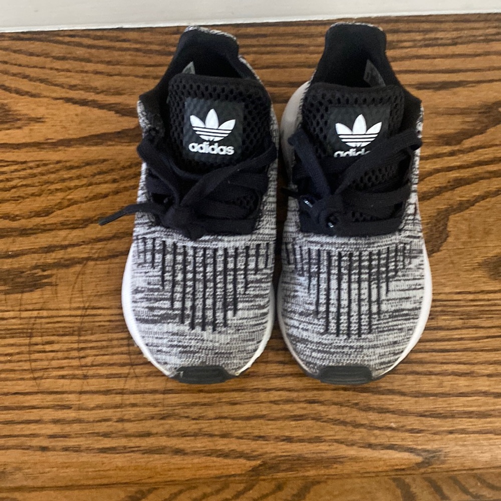 Worn once toddler boys Adidas sneaker size 7.